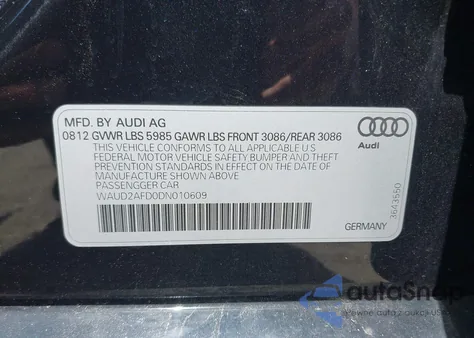 WAUD2AFD0DN010609